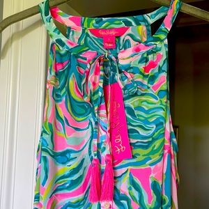 Lilly Pulitzer maxi dress. Brand new with tags. Size small. Multi color floral.